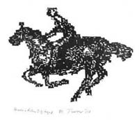 Horse and Rider Digitized [6 1/2 x 4 3/4 in.]   2002