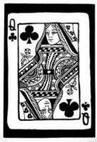 Queen of Clubs [ 24 1/2 x 16 1/2 in.] 1989